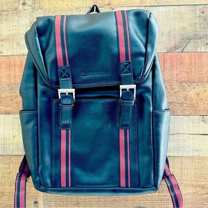 Ben Sherman Men’s Faux Leather Computer/Work/School Backpack